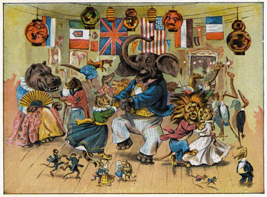 THEY GAVE A SPLENDID DANCE ONE NIGHT.