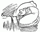 old lady asleep