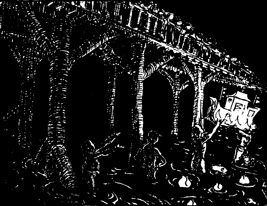 Lanterns Down the River