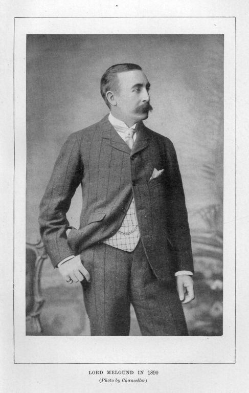 LORD MELGUND IN 1890 (<I>Photo by Chancellor</I>)
