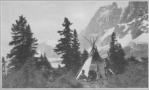 CAMP AT AMETHYST LAKE, TONQUIN VALLEY