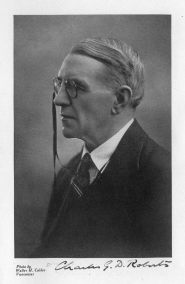 Charles G. D. Roberts.  <I>Photo by Walter H. Calder, Vancouver</I>