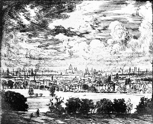 LONDON, OVER HAMPSTEAD