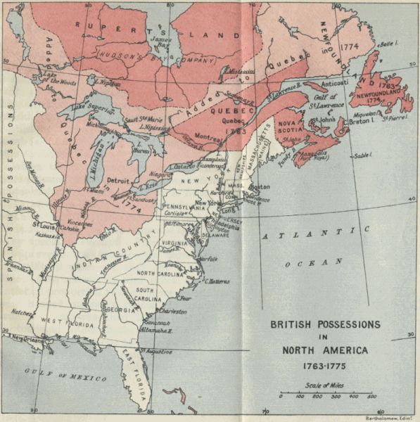 British Possessions in North America